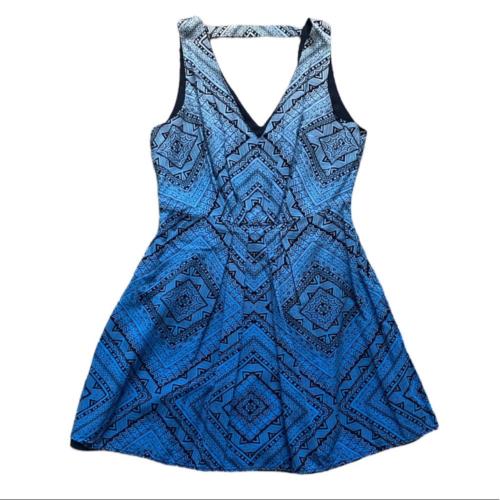 Ambar | Geo Ombré Pattern Dress
